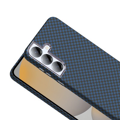 Galaxy S25 Case M-safe Charging Feature Carbon Fiber Look Zore Gros Cover - 17