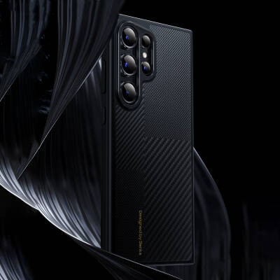 Galaxy S25 Case M-safe Charging Function Carbon Fiber Benks Montage Hybrid ArmorPro Kevlar Cover - 4