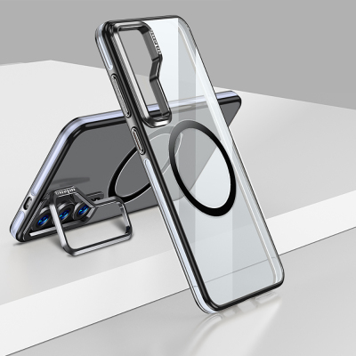 Galaxy S25 Case Magsafe Charging Feature and Wlons Stand Legendary Cover - Wlons