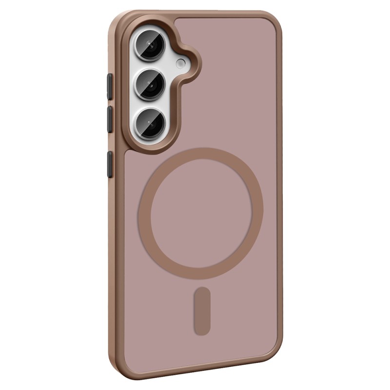 Galaxy S25 Case Magsafe Charging Feature Matte Back Surface Zore Sio Cover - 14