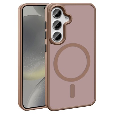 Galaxy S25 Case Magsafe Charging Feature Matte Back Surface Zore Sio Cover - 5