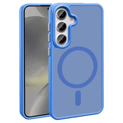 Galaxy S25 Case Magsafe Charging Feature Matte Back Surface Zore Sio Cover - 6