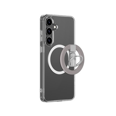 Galaxy S25 Case Magsafe Charging Feature Ring Stand Amazingthing Minimal Grip Series Cover - 1