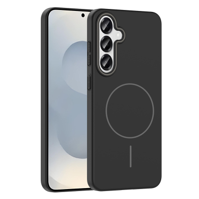 Galaxy S25 Case Magsafe Charging Featured Zore Ruby Hard Cover - Zore