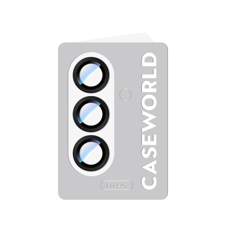 Galaxy S25 CaseWorld Alloy Series Oleophobic Anti-Reflective Camera Lens Protector - 7