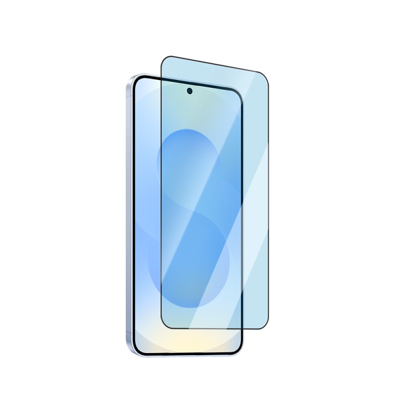 Galaxy S25 CaseWorld Applicator Series 2.5D Eyesafe Blue Light Technology 0.25mm Tempered Glass Screen Protector + Application Tool - 4