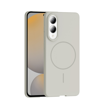 Galaxy S25 Edge Case M-safe Charging Feature Zore Ruby Hard Cover - Zore