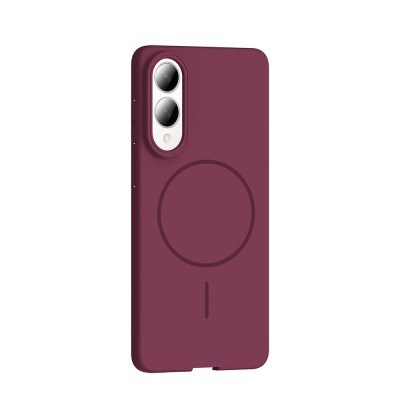 Galaxy S25 Edge Case M-safe Charging Feature Zore Ruby Hard Cover - 9