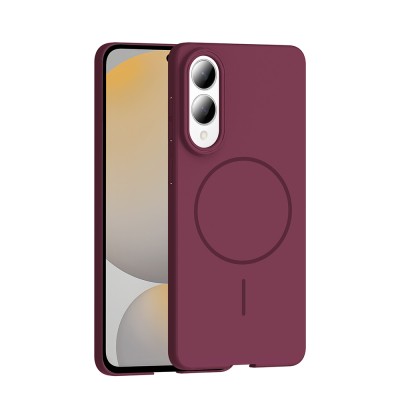 Galaxy S25 Edge Case M-safe Charging Feature Zore Ruby Hard Cover - 4