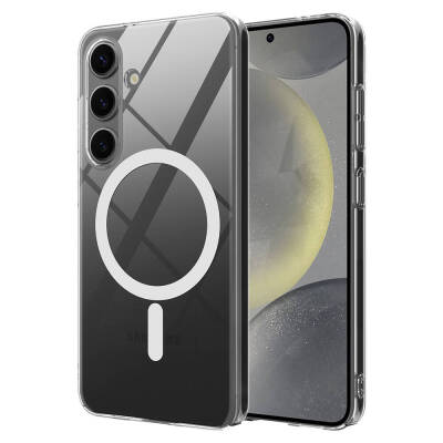 Galaxy S25 FE Case Camera Protection M-safe Hard PC Zore Porto Cover - Zore