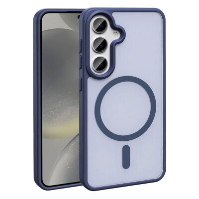 Galaxy S25 FE Case M-safe Charging Feature Matte Back Surface Zore Sio Cover - Zore