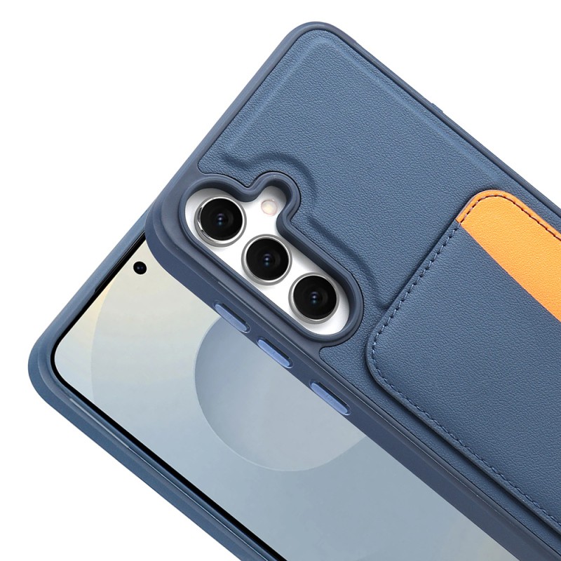 Galaxy S25 FE Case with Card Holder Zore X-Card Silicone Cover - 12