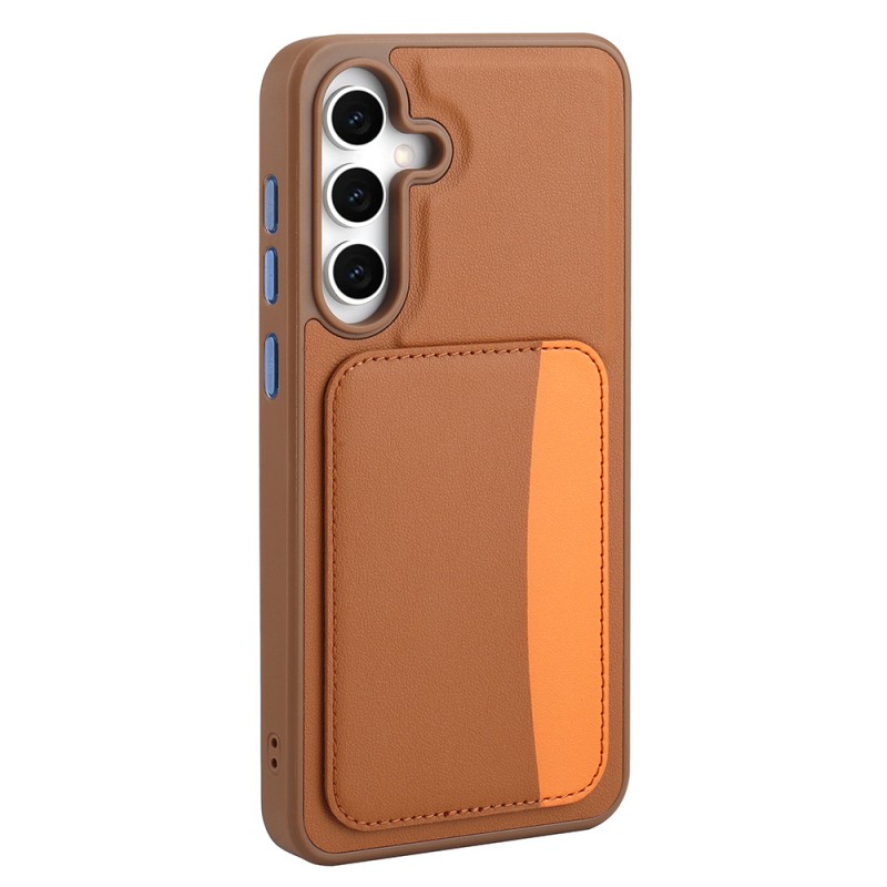 Galaxy S25 FE Case with Card Holder Zore X-Card Silicone Cover - 3
