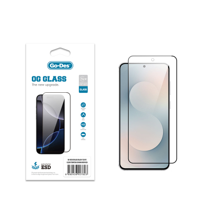 Galaxy S25 FE Go Des OG Glass Antistatik Temperli Cam Ekran Koruyucu - Go Des