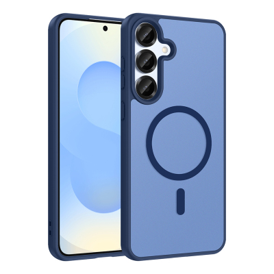 Galaxy S25 FE Kılıf M-safe Şarj Özellikli Zore Babet Kapak - Zore