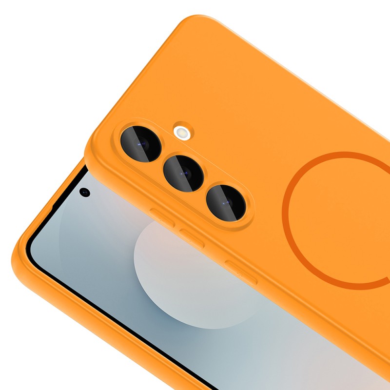 Galaxy S25 FE Kılıf M-safe Şarj Özellikli Zore Meta Kapak - 18