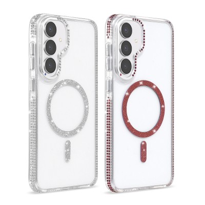 Galaxy S25 FE Kılıf M-safe Şarj Özellikli Zore Tera Silikon Kapak - 3