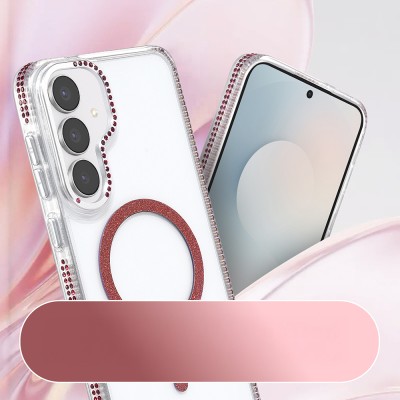 Galaxy S25 FE Kılıf M-safe Şarj Özellikli Zore Tera Silikon Kapak - 5