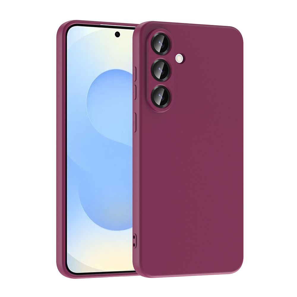 Galaxy S25 FE Kılıf Zore Mara Lansman Kapak - Koyu Mor