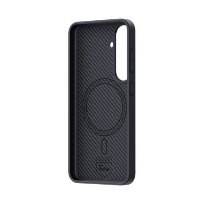 Galaxy S25 Kılıf Karbon Fiber M-safe Şarj Özellikli Benks Hybrid ArmorPro 600D Kevlar Kapak - 4