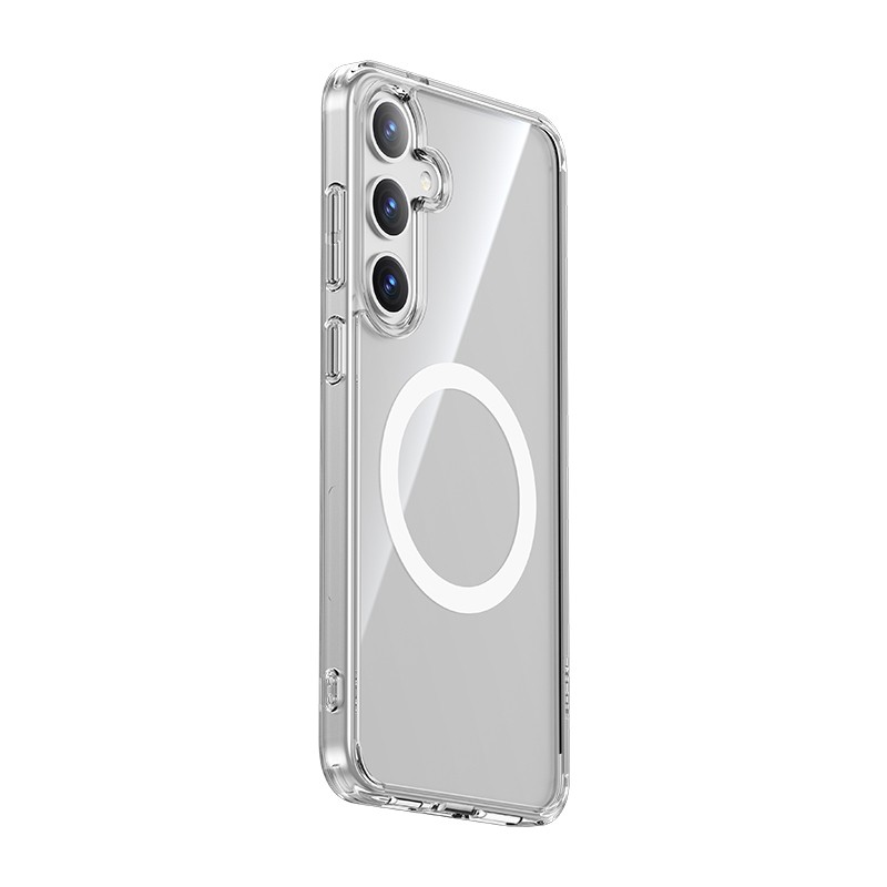 Galaxy S25 Kılıf M-safe Şarj Özellikli Airbagli Şeffaf Benks LucentPro Serisi Kapak - 2