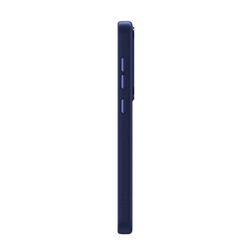 Galaxy S25 Kılıf M-safe Şarj Özellikli Şeffaf Arka Yüzey Benks MagClap TPU Çerçeve Kapak - 8
