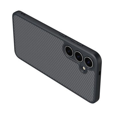Galaxy S25 Kılıf M-safe Şarj Özellikli Karbon Fiber Tasarımlı Zore Elnino Kapak - 9