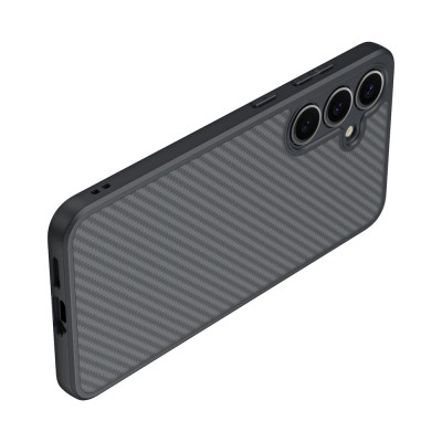 Galaxy S25 Kılıf M-safe Şarj Özellikli Karbon Fiber Tasarımlı Zore Elnino Kapak - 10