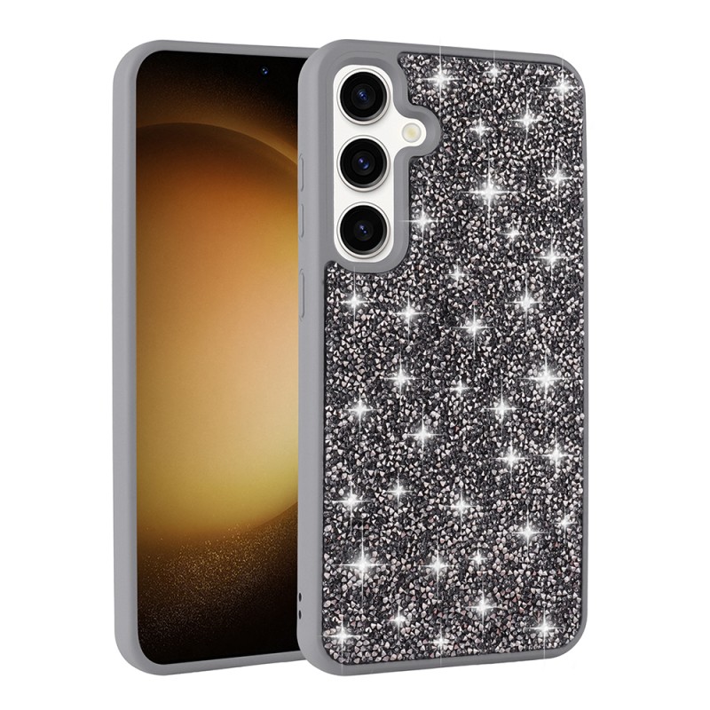 Galaxy S25 Kılıf Parlak Taşlı Tasarım Zore Pırlanta Kapak - 3