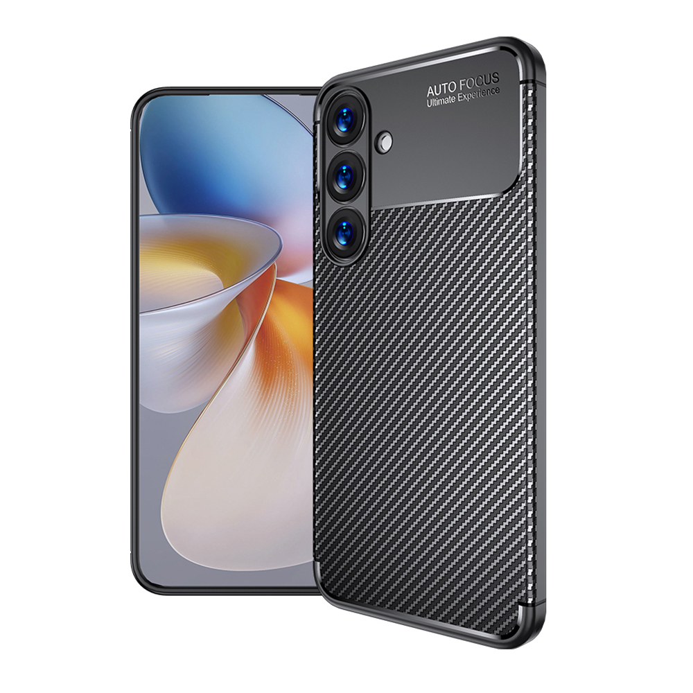 Galaxy S25 Kılıf Zore Negro Silikon Kapak - Siyah