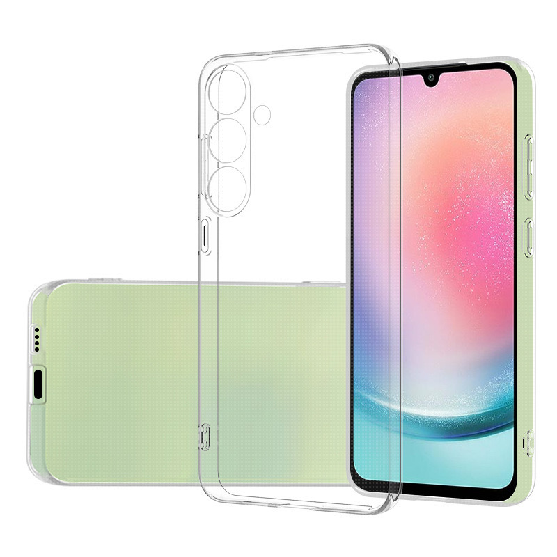 Galaxy S25 Kılıf Zore Süper Silikon Kapak - Şeffaf
