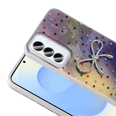 Galaxy S25 Plus Case Camera Protection Figured Zore Ponti Silicone Cover - 11
