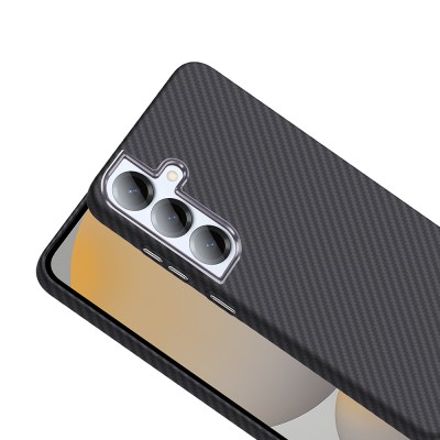 Galaxy S25 Plus Case M-safe Charging Feature Carbon Fiber Look Zore Gros Cover - 9