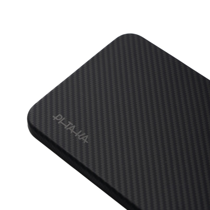 Galaxy S25 Plus Case Magsafe Charging Feature 600D Aramid Fiber Pitaka Ultra-Slim Classic Series Black-Grey Twill Cover - 8