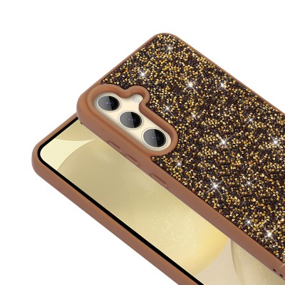 Galaxy S25 Plus Kılıf Parlak Taşlı Tasarım Zore Pırlanta Kapak - 17