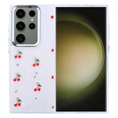 Galaxy S25 Ultra Case Airbag Design Glitter Transparent Zore Kutup Cover - 4