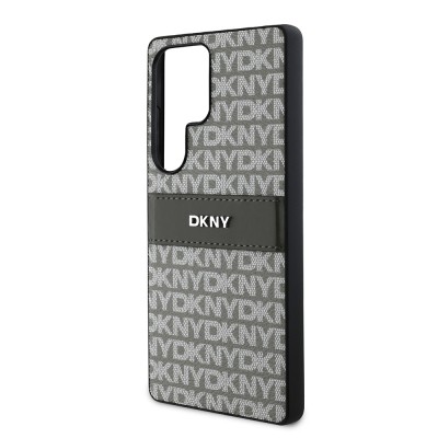 Galaxy S25 Ultra Case DKNY Original Licensed Card Holder 3D Written Repeat Texture Pattern Cover - 8