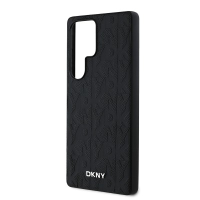 Galaxy S25 Ultra Case DKNY Original Licensed Magnetic PU Leather Grid Pattern Cover - 8