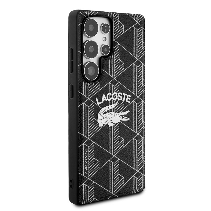 Galaxy S25 Ultra Case Lacoste Original Licensed Magsafe Charging Mono Vintage Logo Cover - 5