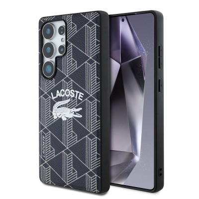 Galaxy S25 Ultra Case Lacoste Original Licensed Magsafe Charging Mono Vintage Logo Cover - 16