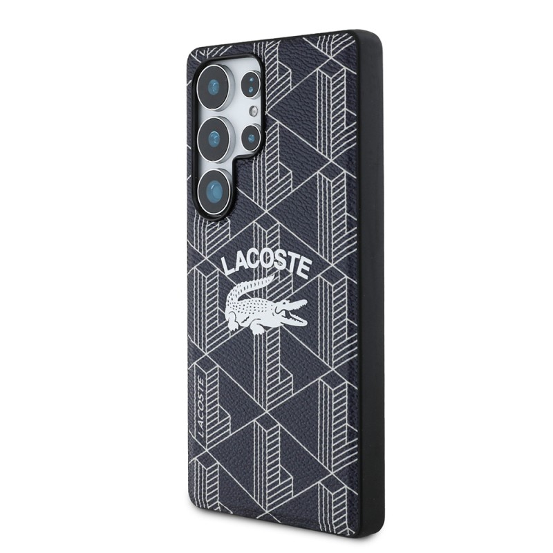 Galaxy S25 Ultra Case Lacoste Original Licensed Magsafe Charging Mono Vintage Logo Cover - 11