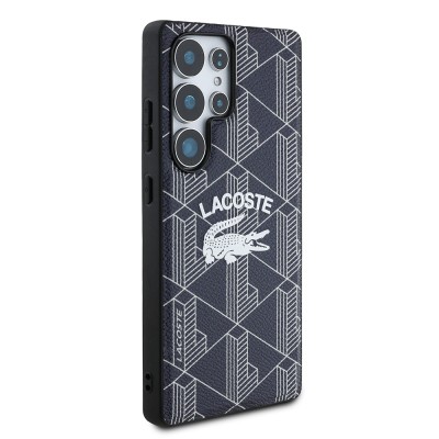 Galaxy S25 Ultra Case Lacoste Original Licensed Magsafe Charging Mono Vintage Logo Cover - 12
