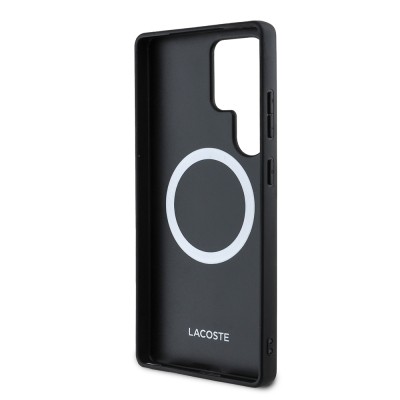 Galaxy S25 Ultra Case Lacoste Original Licensed Magsafe Charging Mono Vintage Logo Cover - 14