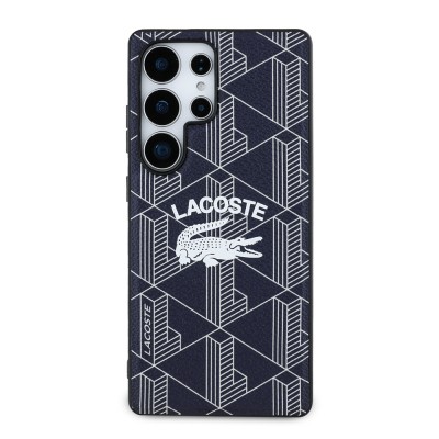 Galaxy S25 Ultra Case Lacoste Original Licensed Magsafe Charging Mono Vintage Logo Cover - 3