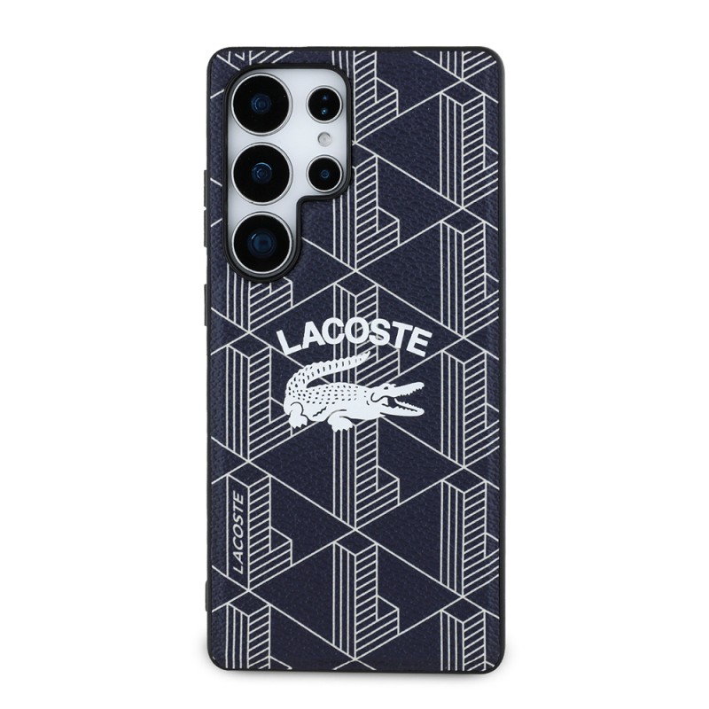 Galaxy S25 Ultra Case Lacoste Original Licensed Magsafe Charging Mono Vintage Logo Cover - 3