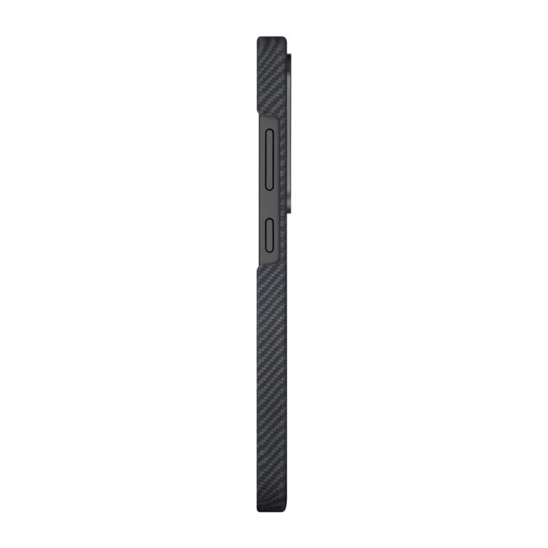 Galaxy S25 Ultra Case Magsafe Charging Feature 600D Aramid Fiber Pitaka Ultra-Slim Classic Series Black-Grey Twill Cover - 3
