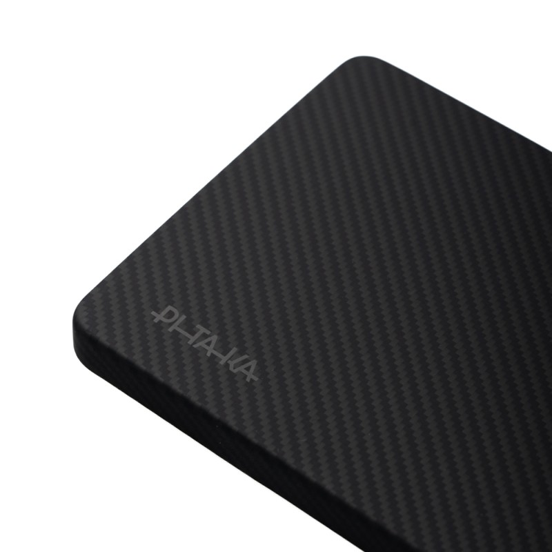 Galaxy S25 Ultra Case Magsafe Charging Feature 600D Aramid Fiber Pitaka Ultra-Slim Classic Series Black-Grey Twill Cover - 7