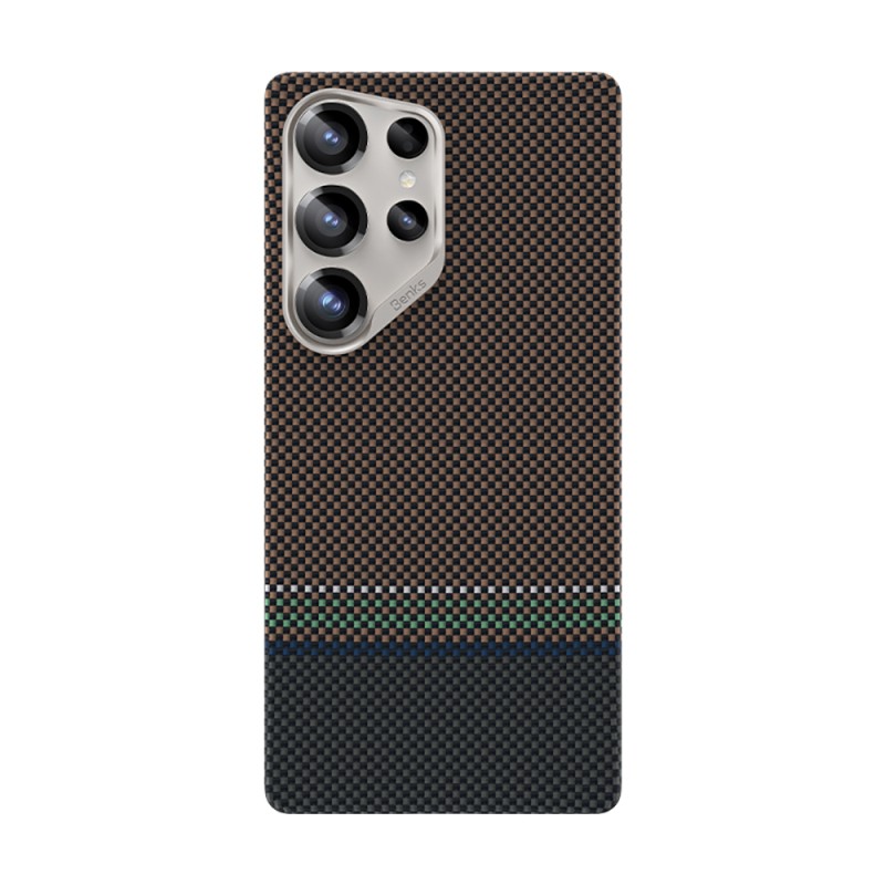 Galaxy S25 Ultra Case Magsafe Charging Feature Carbon Fiber Design Benks Prestige ArmorAir Kevlar Cover - 2