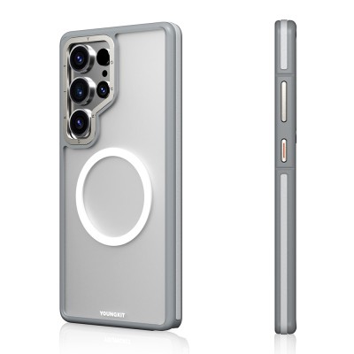 Galaxy S25 Ultra Case Magsafe Charging Feature Youngkit Rock Sand Series Cover  - 4