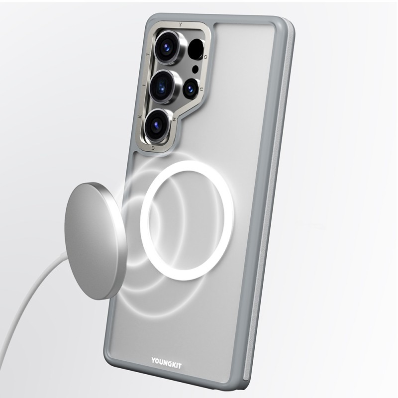 Galaxy S25 Ultra Case Magsafe Charging Feature Youngkit Rock Sand Series Cover  - 11